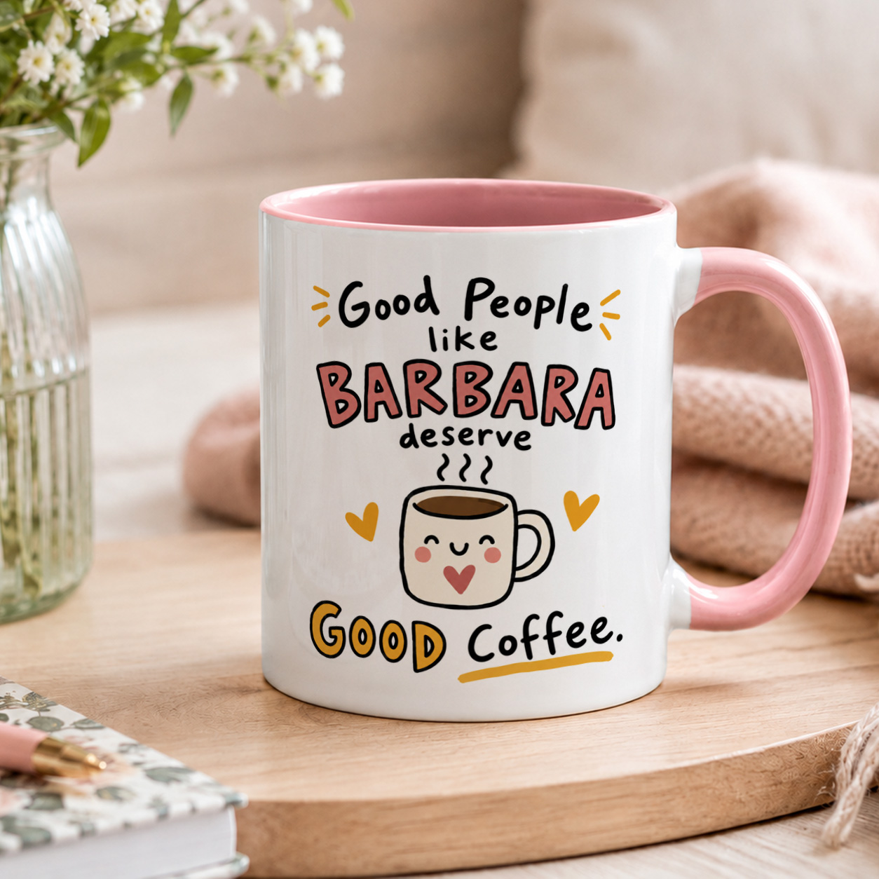 Personalised Good People Mug – Custom Name Coffee Gift - Image 4