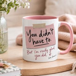 Alternative view of Personalised Thank You Mug – Funny Appreciation Gift
