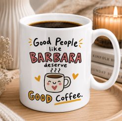 Personalised Good People Mug – Custom Name Coffee Gift