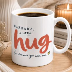 Personalised Hug Mug – Thinking of You Gift
