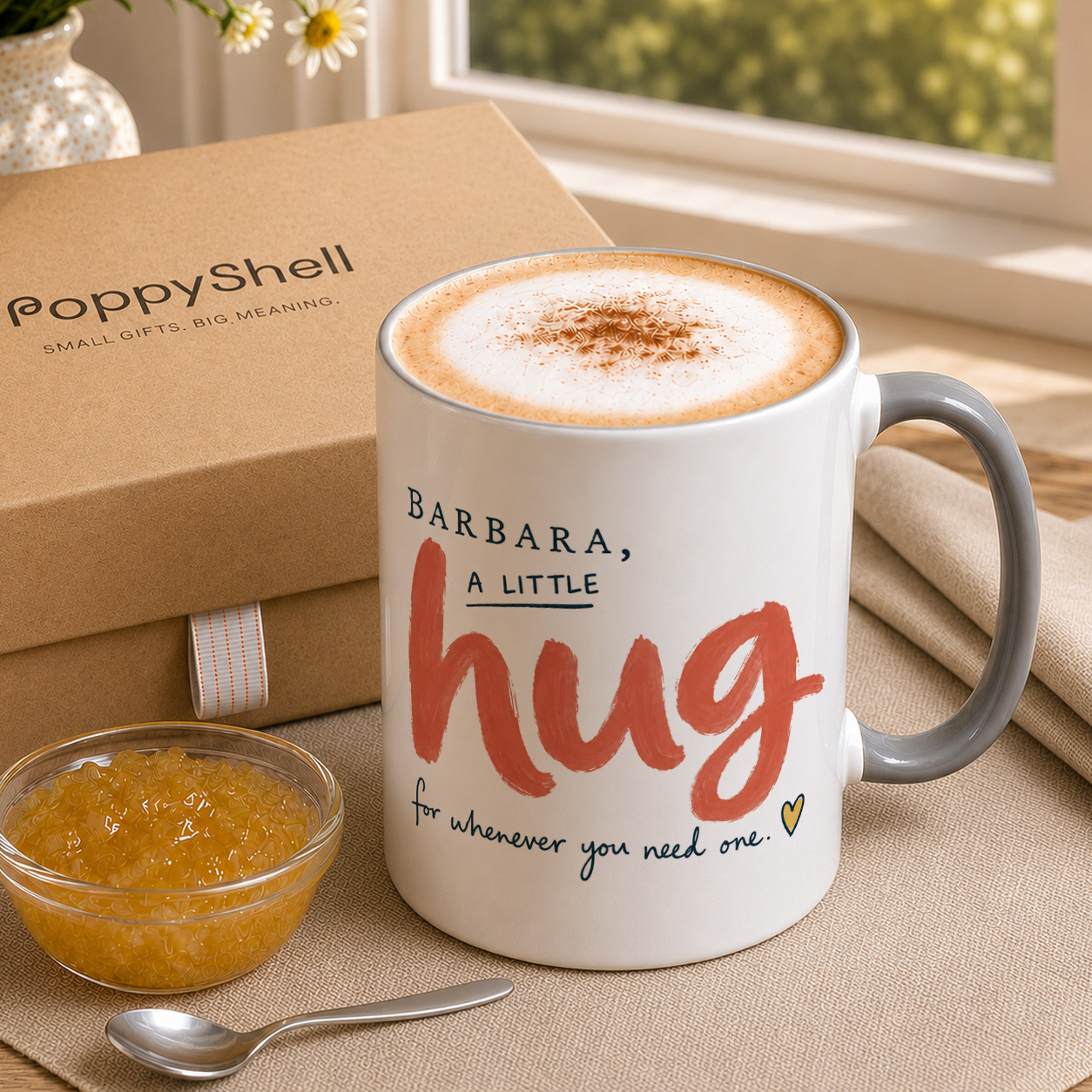 Personalised Hug Mug – Thinking of You Gift - Image 3