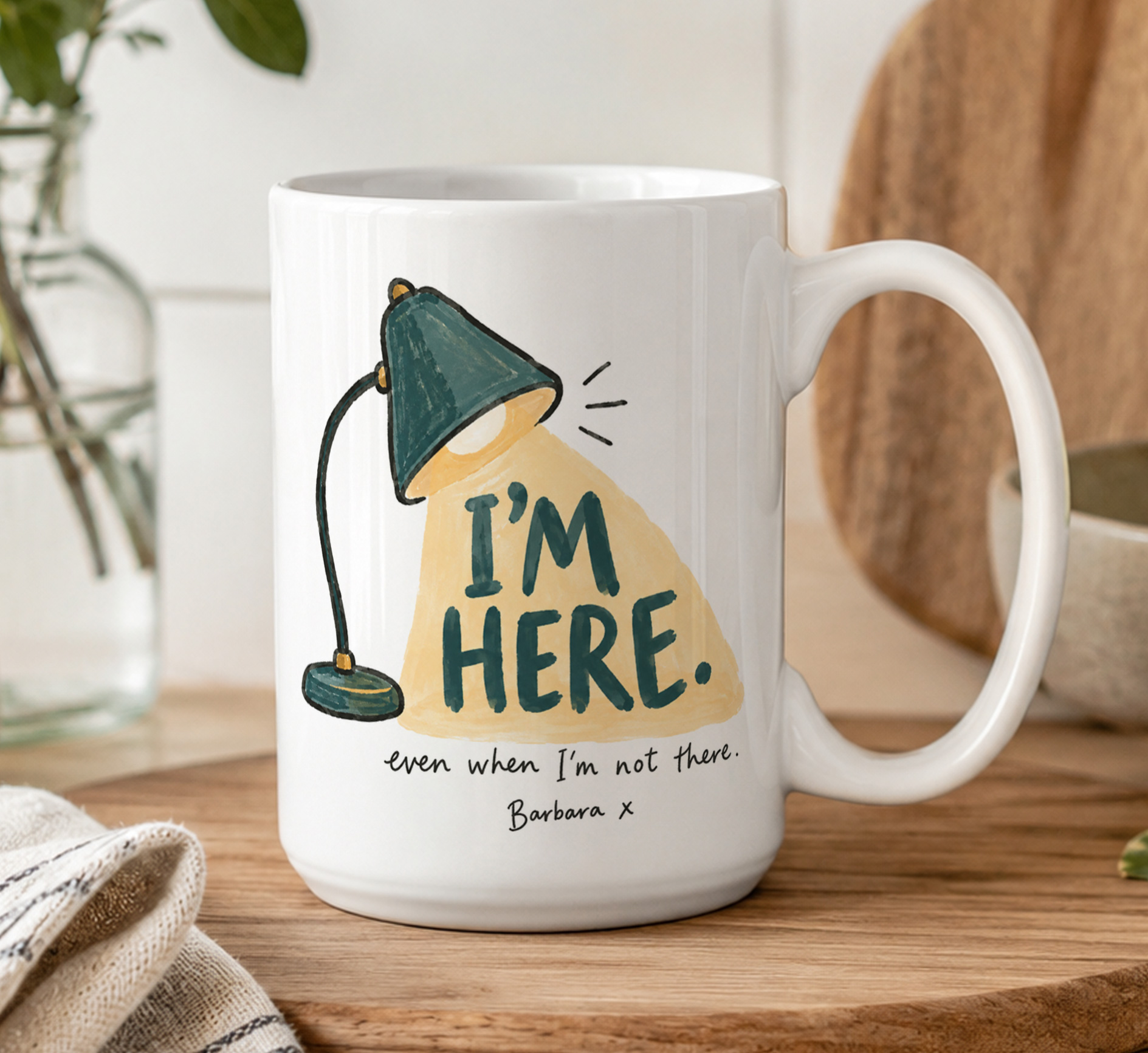 Personalised I’m Here Mug – Thinking of You Gift - Image 5