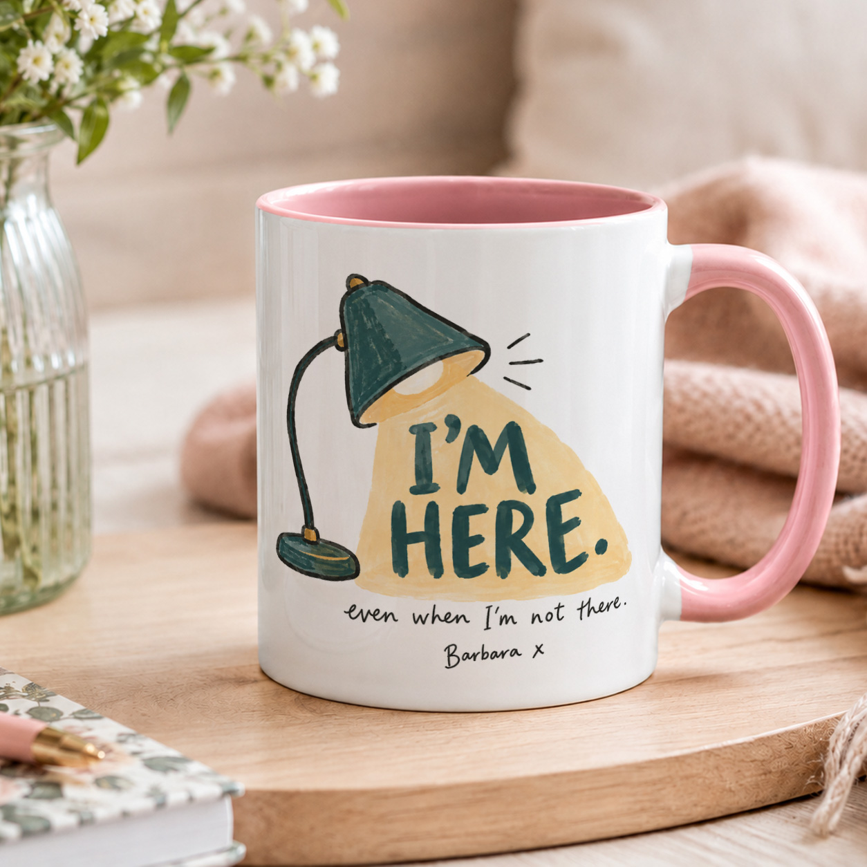 Personalised I’m Here Mug – Thinking of You Gift - Image 4