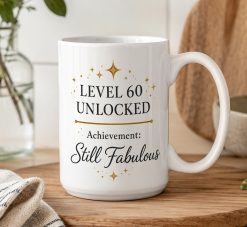 Level Unlocked Birthday Mug – Custom Age Birthday Gift - Image 5