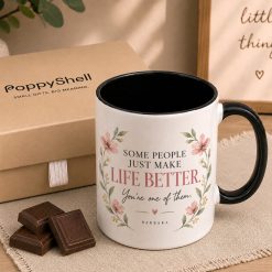 Personalised Thank You Mug – Life Better Appreciation Gift - Image 4
