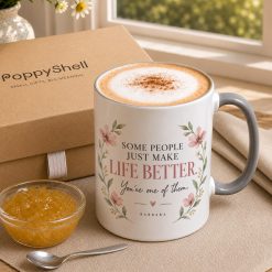 Personalised Thank You Mug – Life Better Appreciation Gift - Image 3
