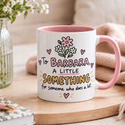 Alternative view of Personalised Little Something Mug – Thank You Gift