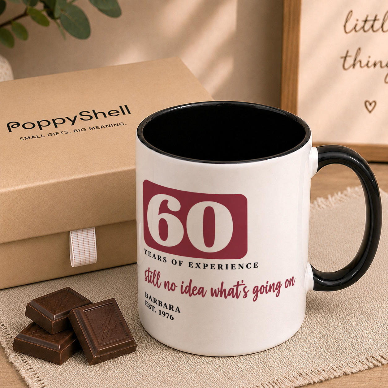 Personalised Years of Experience Mug – Funny Birthday Gift - Image 2